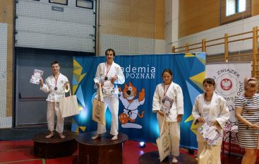 Mistrzostwa Polski Osób Niepełnosprawnych w Judo – Luboń 2017. „Złoty” Kacper Dwoiczko z klasy IIF z naszego Gimnazjum Gminnego w Sobótce