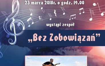 Poetycki Piątek – koncert zespołu „Bez zobowiązań”