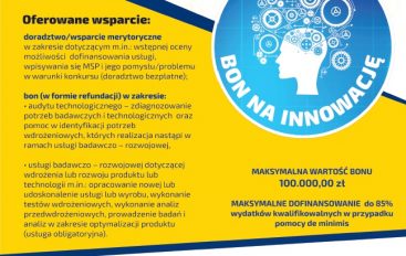 Bony na innowacyjne usługi badawczo-rozwojowe dla przedsiębiorców