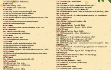 Wakacje w mieście 2018