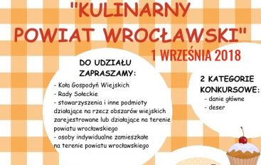 Konkurs „KULINARNY POWIAT WROCŁAWSKI”