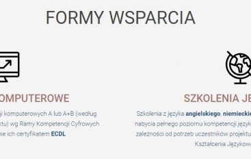 Informacja o bezpłatnych szkoleniach komputerowych i językowych