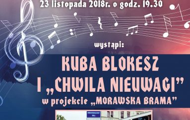 Poetycki Piątek – koncert Kuby Blokesza i Chwili nieuwagi