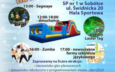 Festyn na zakończenie ferii – 9.02.2019 r. w Hali Sportowej SP 1 w Sobótce