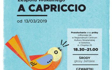 Nabór do zespołu wokalnego A Capriccio