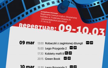 Repertuar Kina “Ślęża” 9-10.03.2019