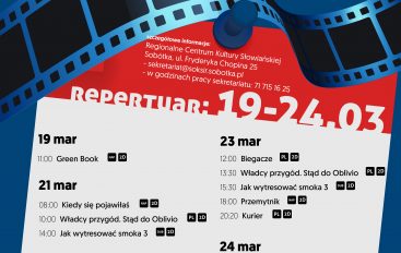 Repertuar Kina „Ślęża” w RCKS na Tydzień wiosenny – 19-24 III 2019