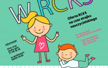 Oferta RCKS na czas strajku nauczycielskiego. 23-26.04