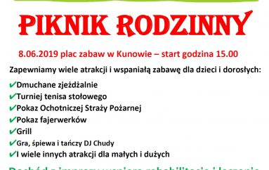 Piknik rodzinny w Kunowie