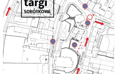 ZMIANA ORGANIZACJI RUCHU na czas Targów sobótkowych