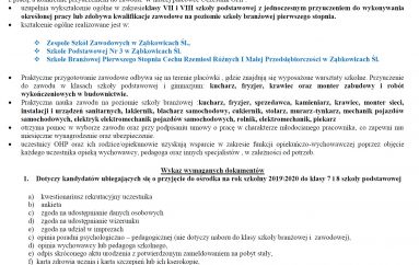 REKRUTACJA – OŚRODEK SZKOLENIA I WYCHOWANIA OCHOTNICZYCH HUFCÓW PRACY W ZĄBKOWICACH ŚLASKICH