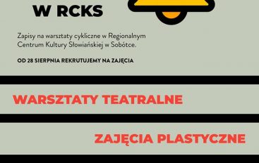 Warsztaty teatralne i inne aktywności – zapisy na zajęcia w RCKS