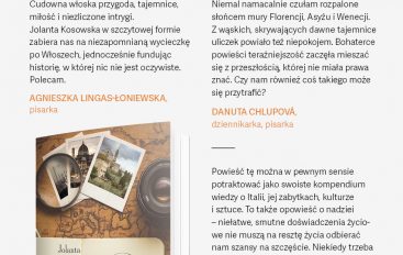Wielkie włoskie wakacje. Promocja nowej książki Jolanty Kosowskiej