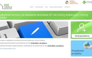 WYDŁUŻENIE TERMINU SKŁADANIA WNIOSKÓW – WYMIANA WYSOKOEMISYJNYCH ŹRÓDEŁ CIEPŁA