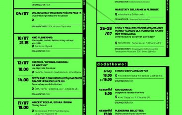 Ślężańskie lato z kulturą 2020