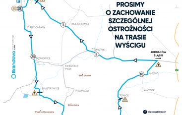 UTRUDNIENIA W RUCHU 11.07.2020 r. W ZWIĄZKU Z ORGANIZACJĄ WYŚCIGU KOLARSKIEGO “ŚLĘŻAŃSKI MNICH”