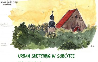 Urban sketching w Sobótce – chodź, rysuj i maluj. Plener graficzny z ŚOK