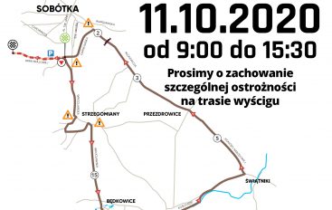 Utrudnienia w ruch w dniu 11.10.2020 w związku z wyścigiem kolarskim