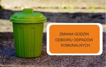 Zmiana godzin odbioru odpadów