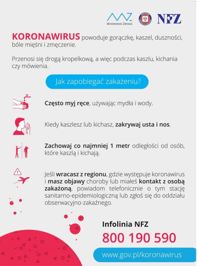 covid-19 , koronawirus, MZ , zalecenia