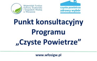 GMINNY PUNKT KONSULTACYJNO-INFORMACYJNY PROGRAMU „CZYSTE POWIETRZE”