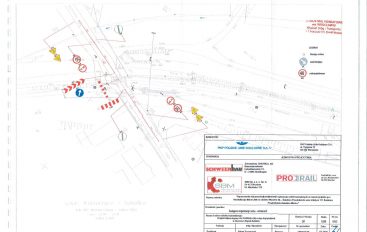 Tymczasowa organizacja ruchu w związku z przebudową przejazdu kolejowo-drogowego ul. Dworcowa – Rogów Sobócki