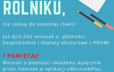 Dopłaty obszarowe z PROW dla rolników