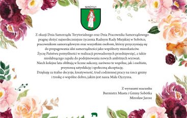 Życzenia z okazji Dnia Samorządowca