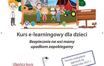 Bezpiecznie na wsi mamy – Kurs e-learningowy dla dzieci – wygraj hulajnogę
