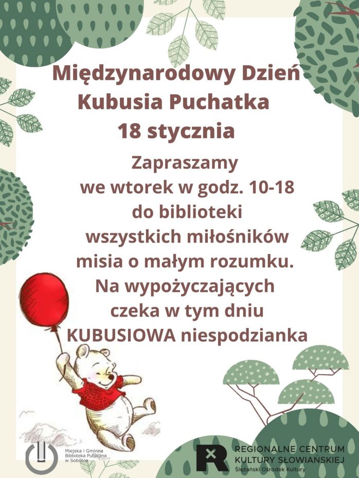 Dzień Kubusia Puchatka z Biblioteką ŚOK