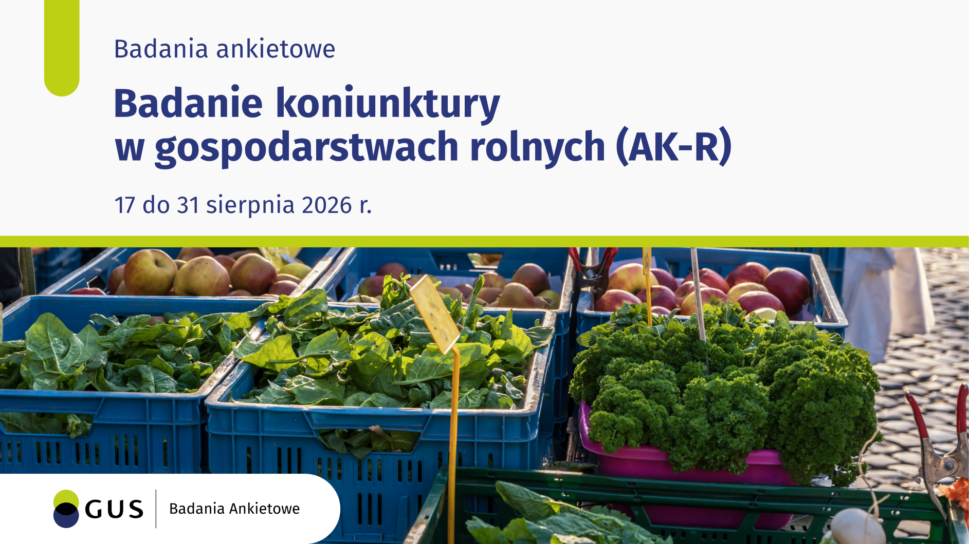 Rozpoczęło się kolejne Badanie Koniunktury w Gospodarstwach Rolnych (AK-R).