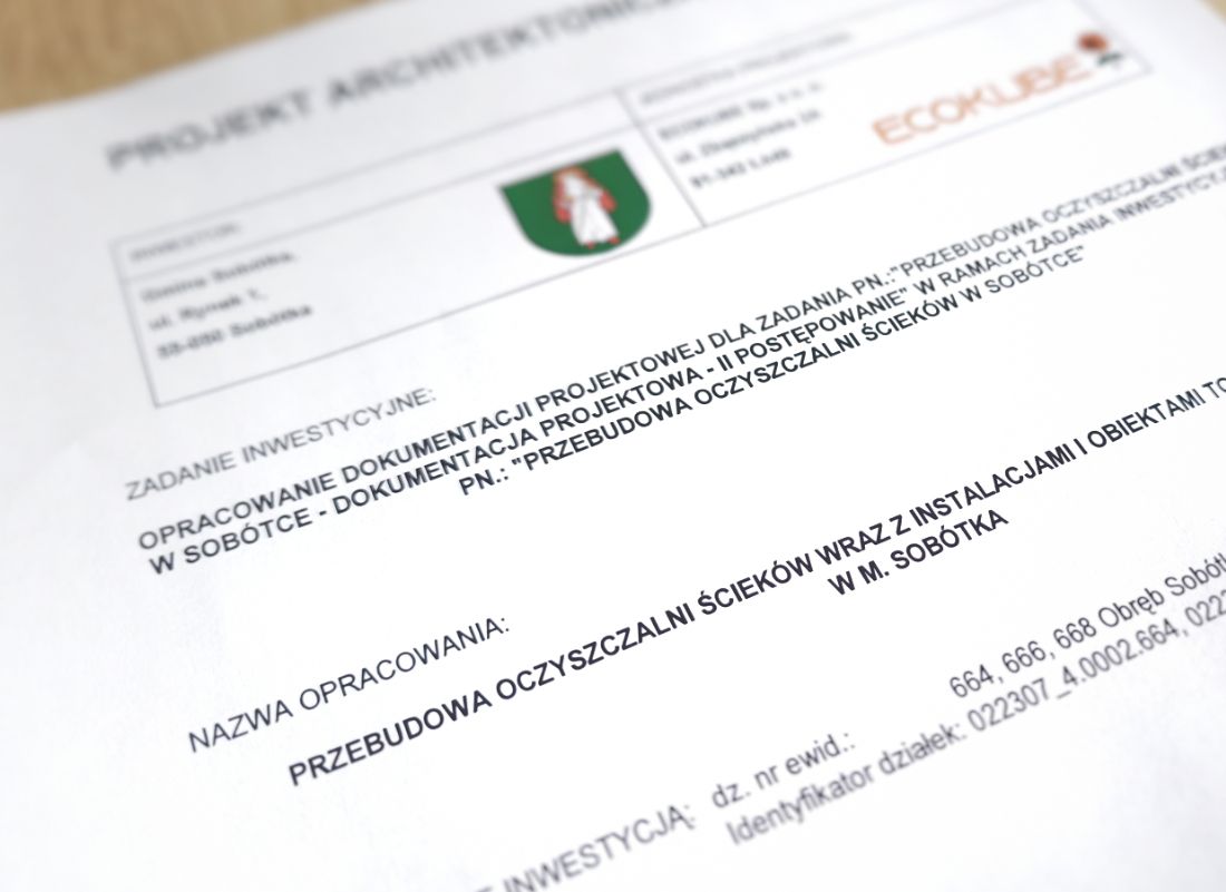 Przebudowa oczyszczalni ścieków w Sobótce