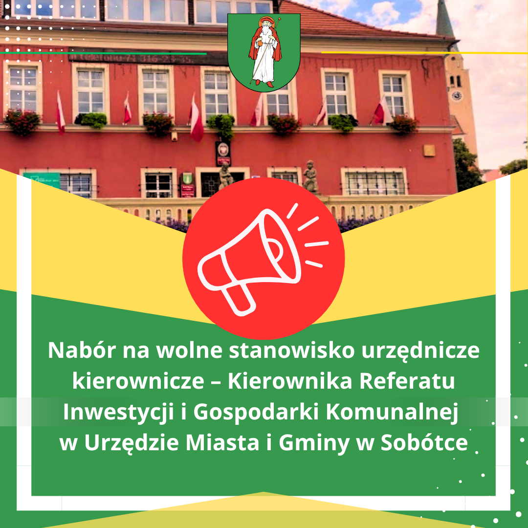 Ogłoszenie o naborze na wolne stanowisko urzędnicze kierownicze