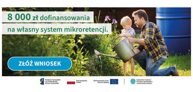 Mikroretencja - ruszył na nabór wniosków