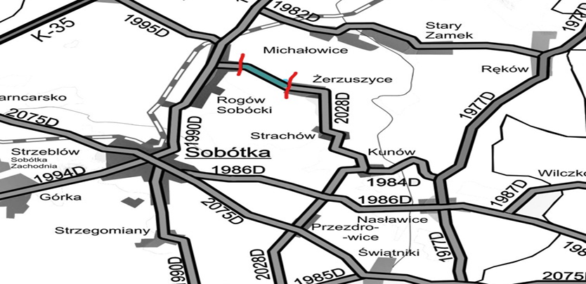 Uwaga kierowcy – prace na drogach powiatowych na terenie Gminy Sobótka
