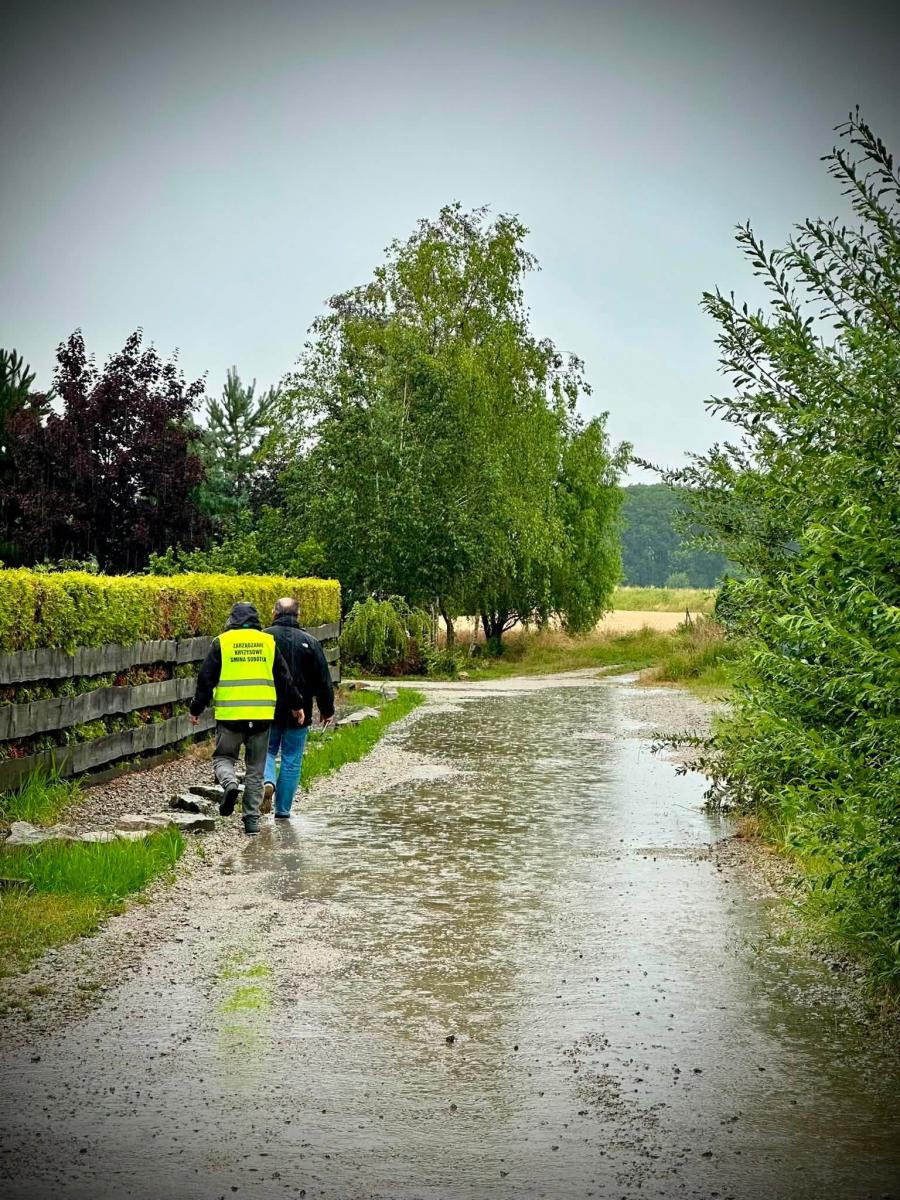 Zespół Zarządzania Kryzysowego monitoruje sytuację hydrologiczną i pozostaje w gotowości